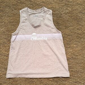 Columbia Beige Sleeveless Tank Top